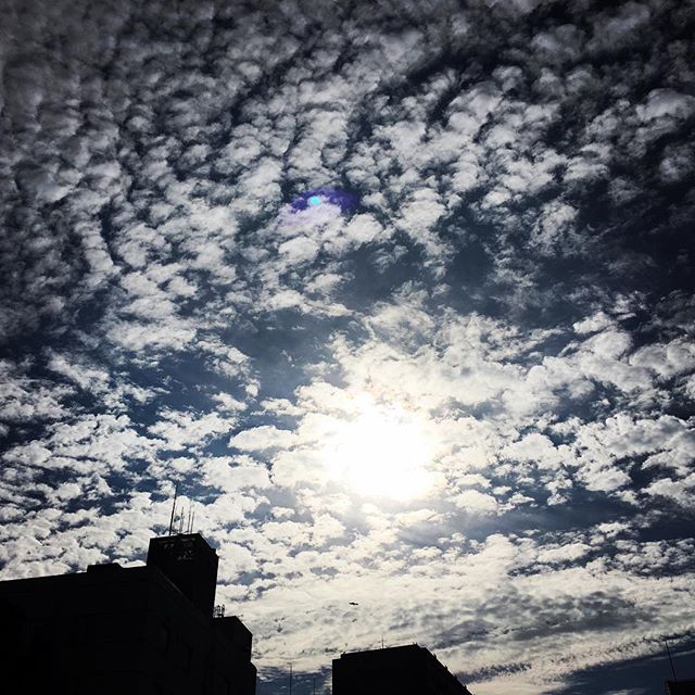 【ぐもにん2180】どこに行く、どの道通るも自分次第で自由自在。今日も「笑顔の選択」と。#goodmorning #beautifulsky #bluesky #cloudart #clouds #blue